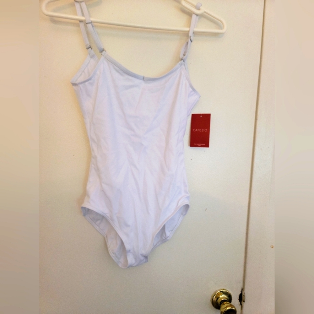 NWT Capezio Women's Camisole Leotard with Adjustable Straps
